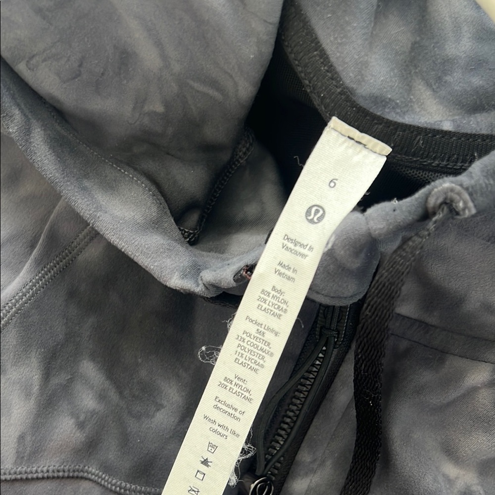 Lululemon Athletica Gray Zip-Up Hoodie - Picture 2 of 2